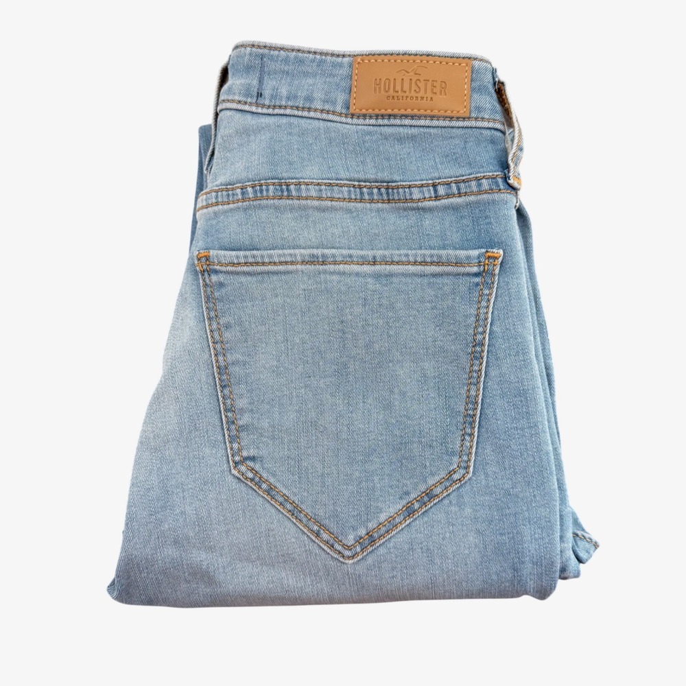Hollister High-Rise Vintage Flare Jeans Size‎ 5S 27 Light Wash Stretch NEW